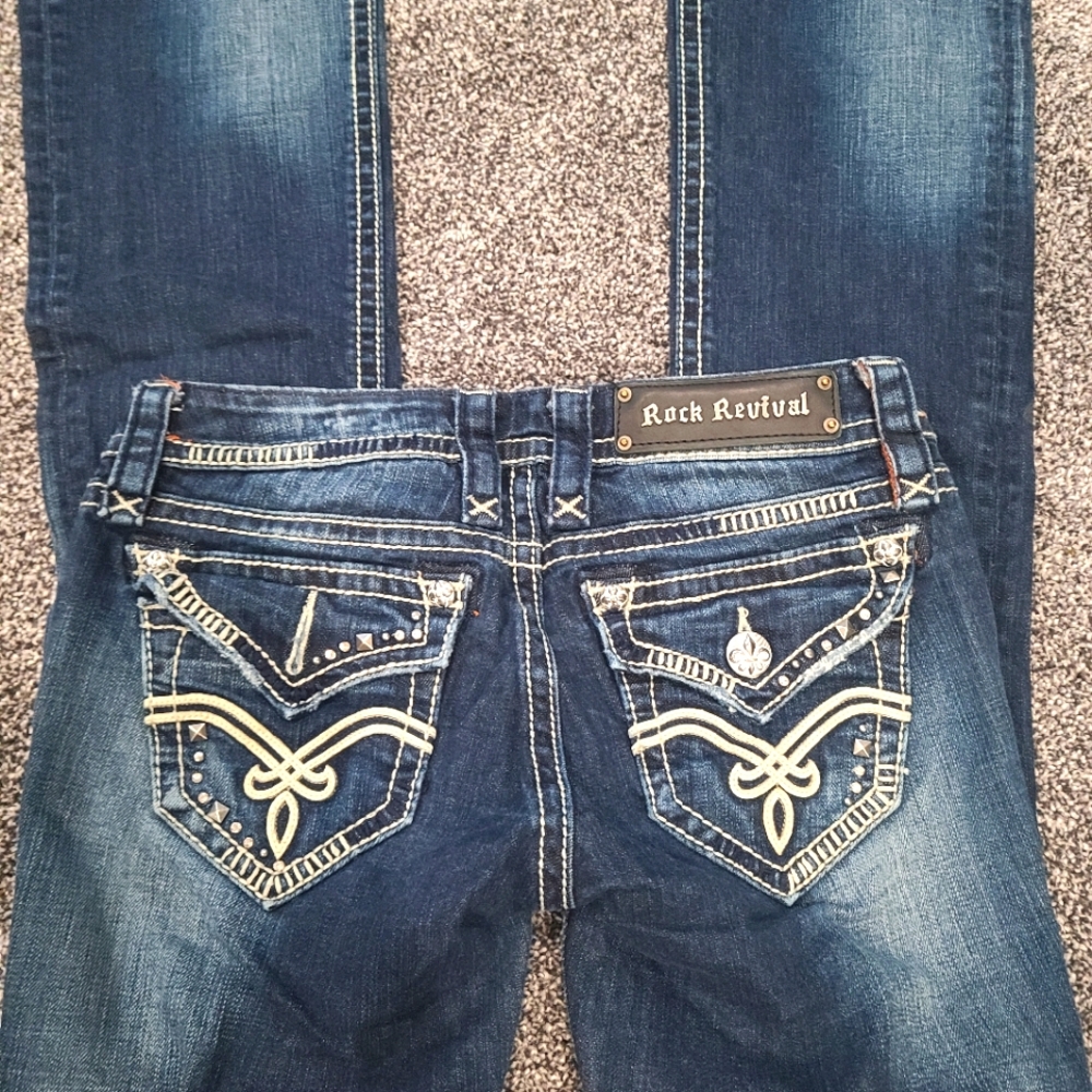 Rock Revival jeans (Elaina) boot size 25